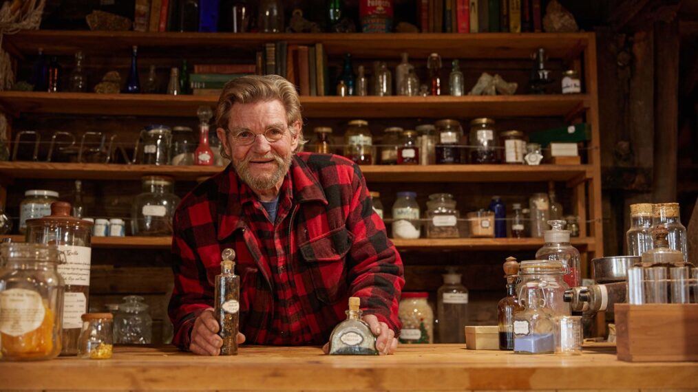 Host Eric Hollenbeck works in his studio, as seen on The Craftsman, Season 1 Eric Hollenbeck with one of his finished projects, as seen on The Craftsman