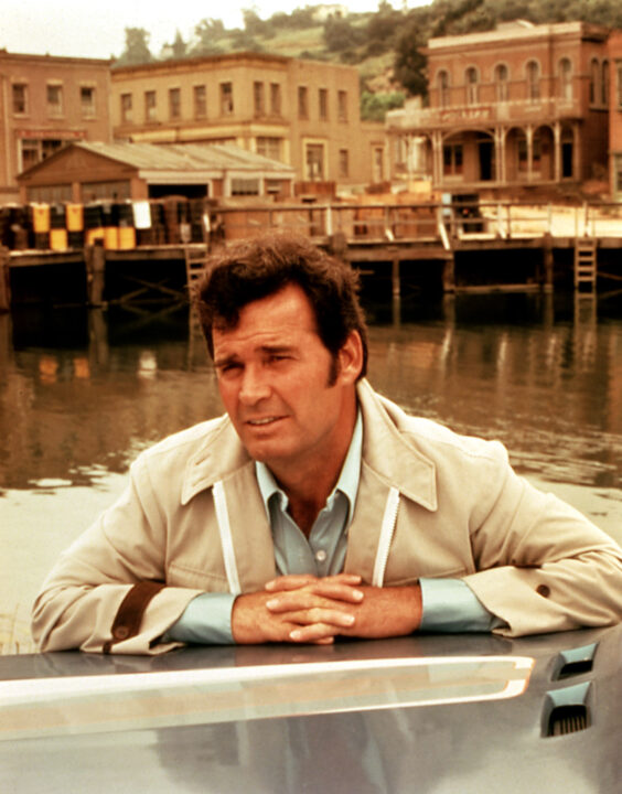 ROCKFORD FILES, James Garner, 1974-1980, harbor