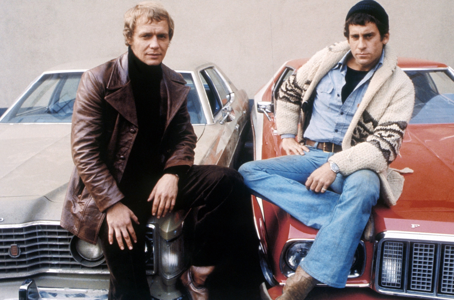 STARSKY AND HUTCH, from left, David Soul, Paul Michael Glaser, 1975-79
