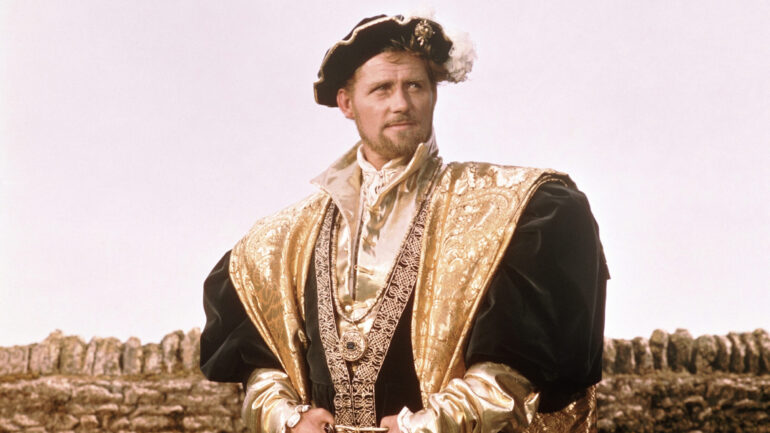 Robert Shaw in his Best Supporting Actor Oscar-nominated role as King Henry VIII in 