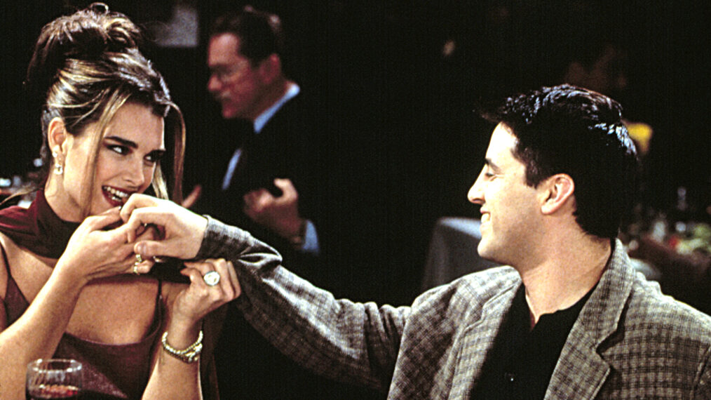 FRIENDS, Brooke Shields, Matt LeBlanc, Season 2, 'The One After the Super Bowl'