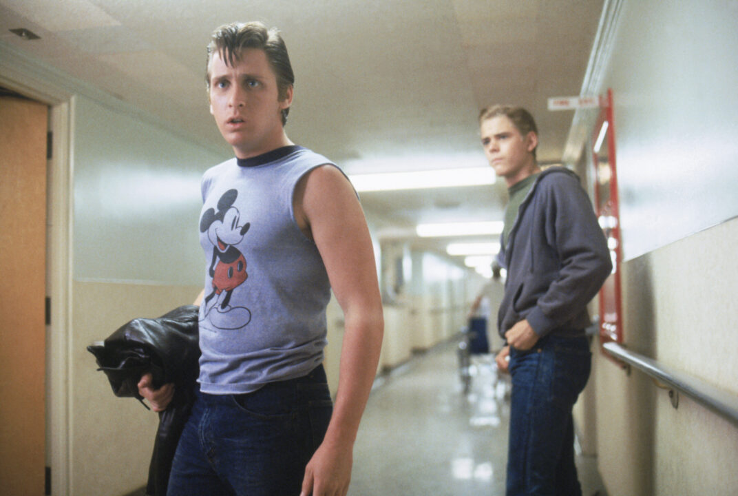 THE OUTSIDERS, Emilio Estevez, C. Thomas Howell