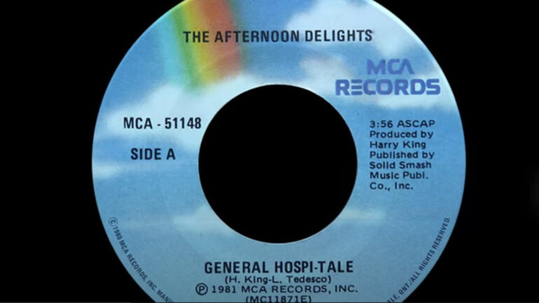 Image of the 45 LP record for the song 