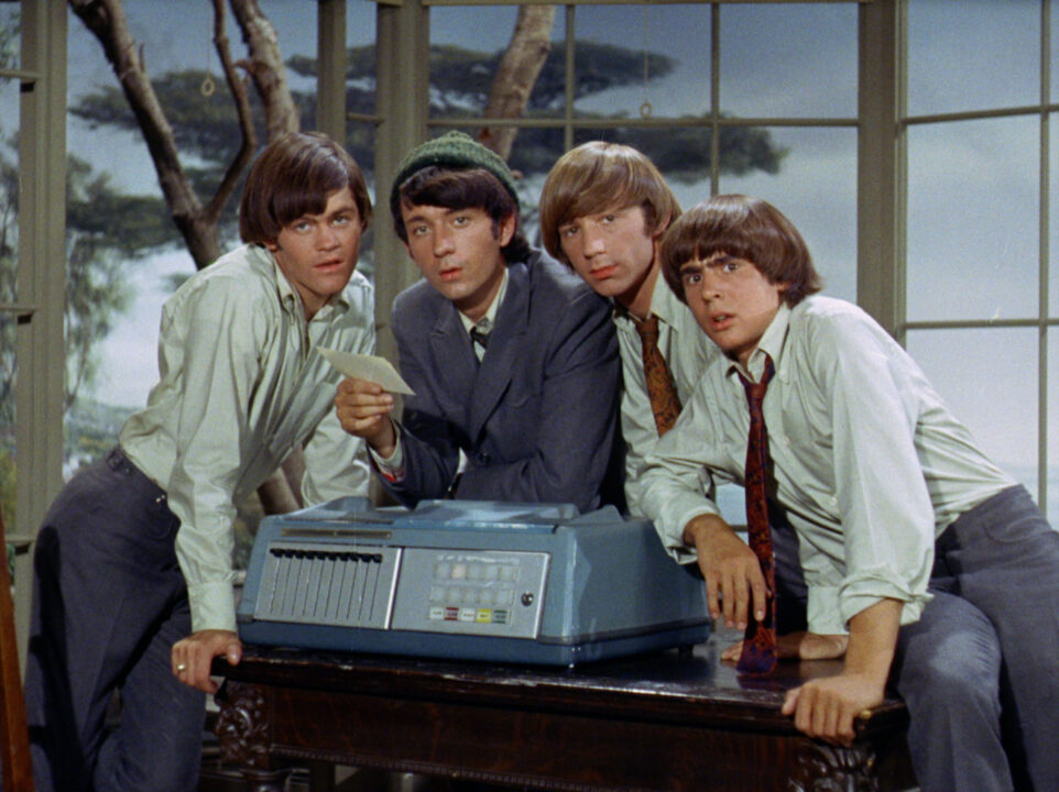 (l-r) Micky Dolenz, Michael Nesmith, Peter Tork and Davy Jones in <i>The Monkees</i> (1966-68)