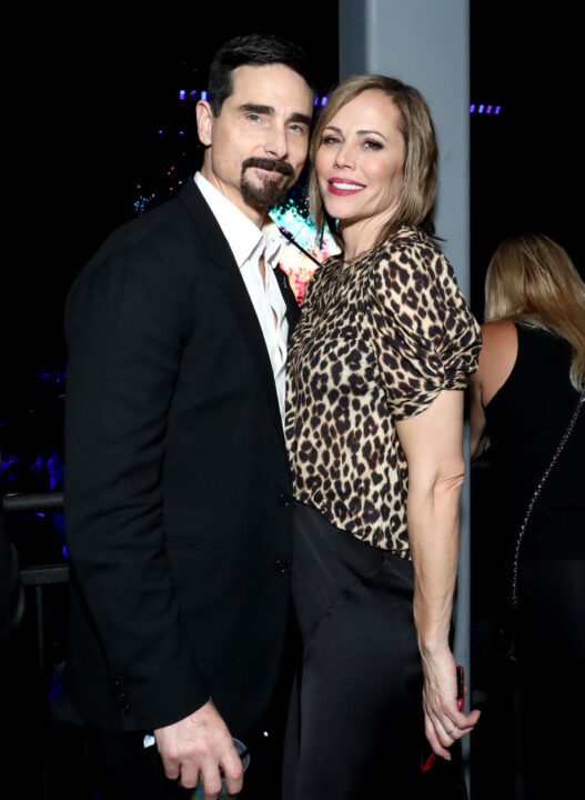 Kevin Richardson and Kristin Richardson attend AT&amp;T TV Super Saturday Night at Meridian at Island Gardens on February 01, 2020 in Miami, Florida