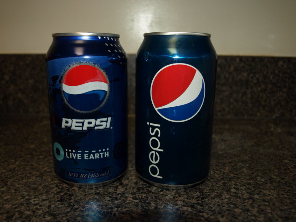 pepsi logos cans