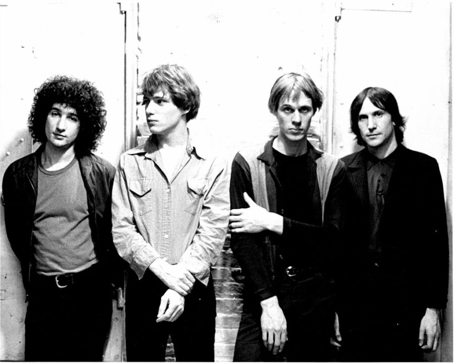 UNITED STATES - JANUARY 01: Photo of Tom VERLAINE and TELEVISION and Richard LLOYD and Fred SMITH; L-R. Billy Ficca, Richard Lloyd, Tom Verlaine, Fred Smith