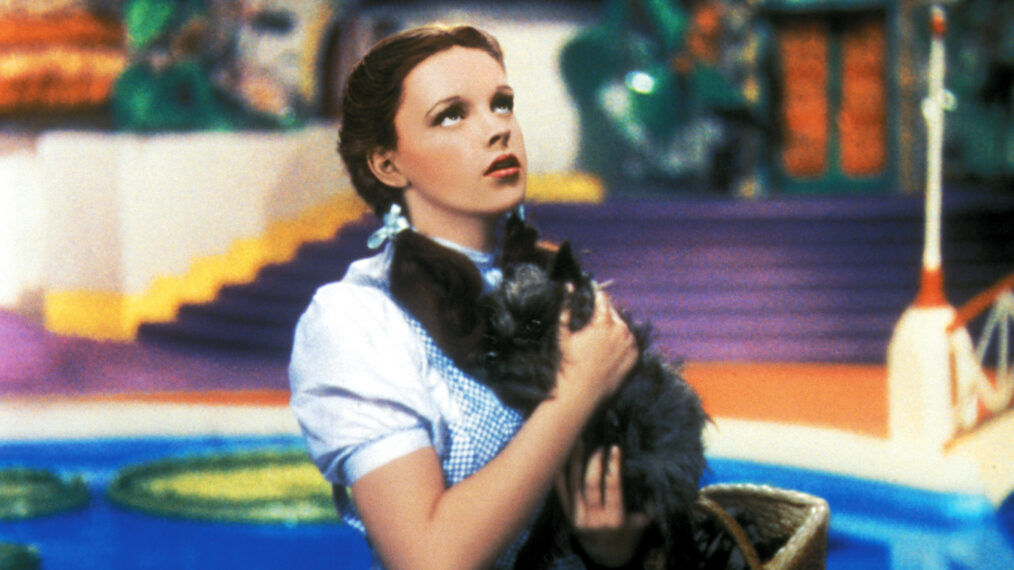 THE WIZARD OF OZ, Judy Garland, Toto the dog, 1939