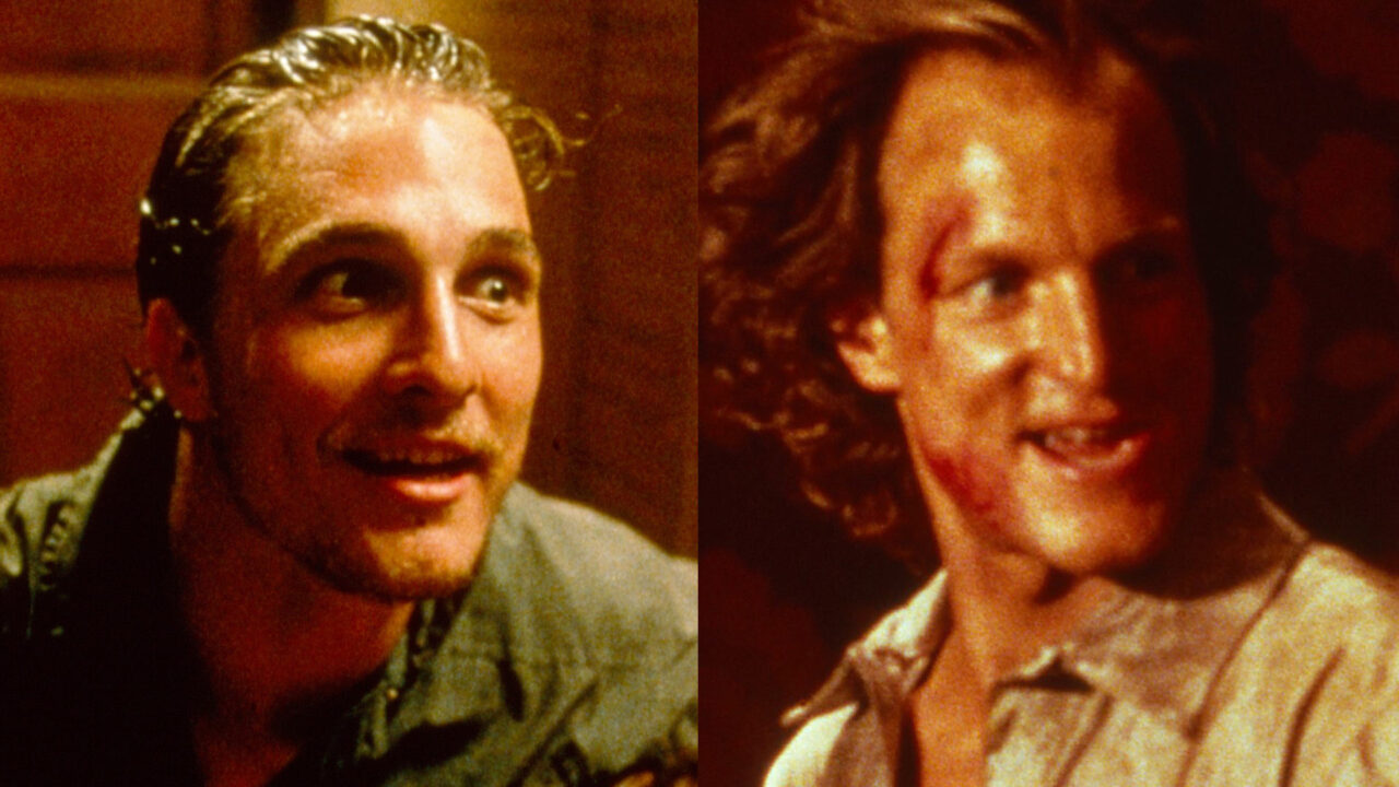 Matthew McConaughey in Texas Chainsaw Massacre: Next Generation and Woody Harrelson in Natural Born Killers