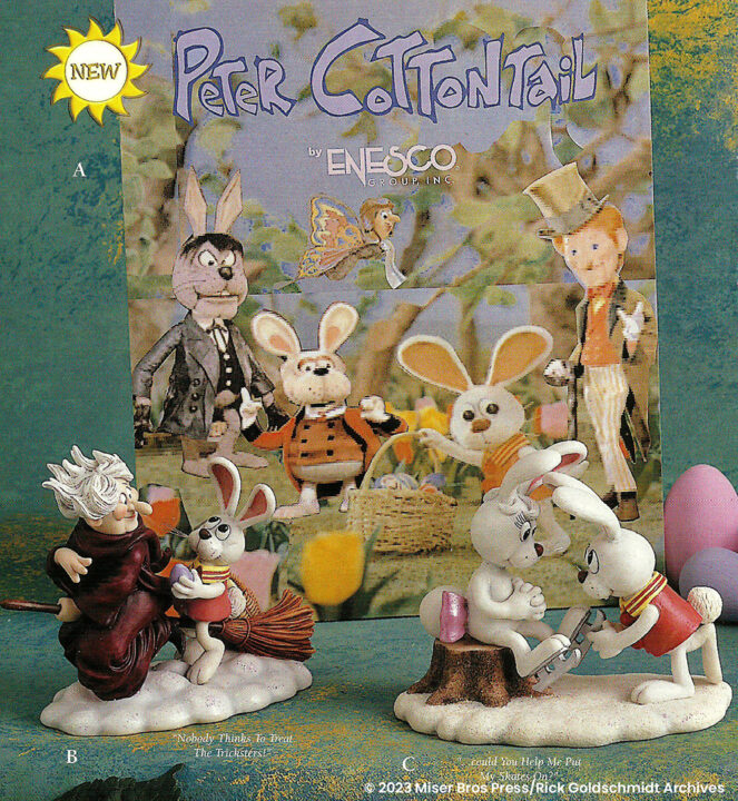 Enesco Petter Cottontail figurines 