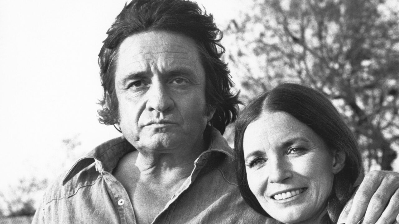 Johnny Cash and June Cash in Thaddeus Rose and Eddie