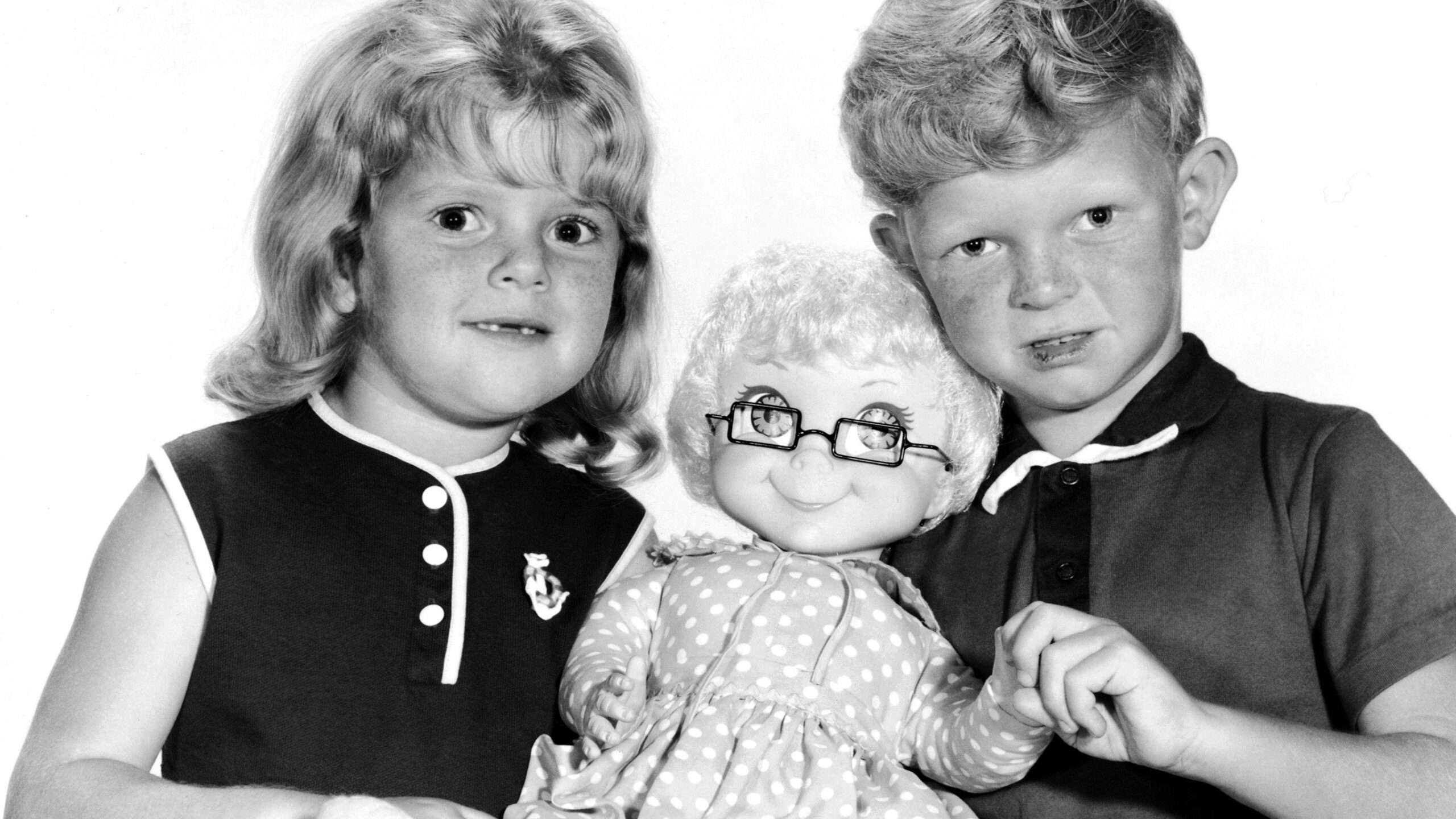 FAMILY AFFAIR, Anissa Jones, Mrs. Beasley, Johnny Whitaker, 1966-71.