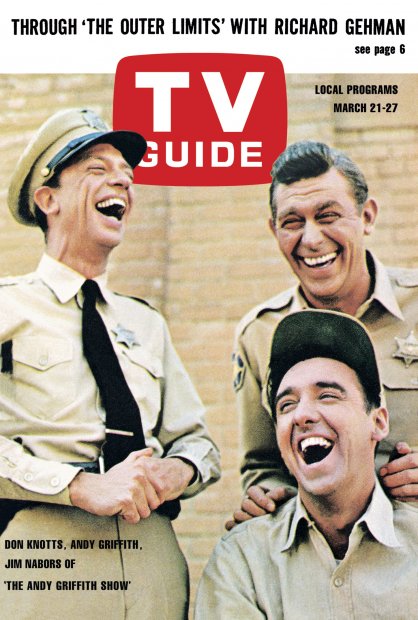 Revista TV Guide 21 de marzo de 1964 Don Knotts Andy Griffith