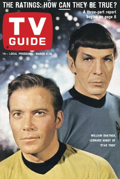 TV Guide Magazine March 4 1967 William Shatner Leonard Nimoy