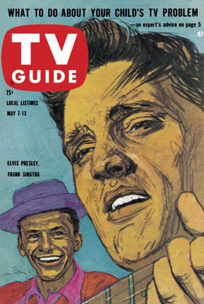 TV Guide Magazine May 7 1960 Frank Sinatra Elvis Presley
