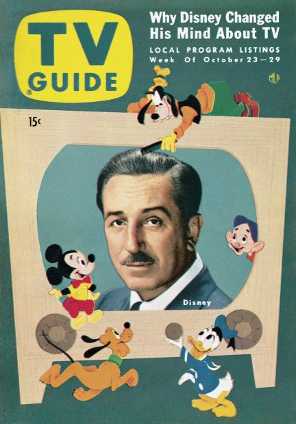TV Guide Magazine_Oct 23 1954 Walt Disney