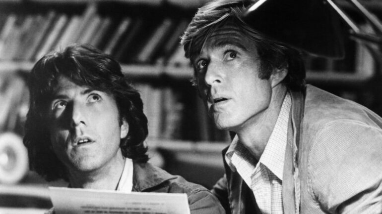 ALL THE PRESIDENT'S MEN, Dustin Hoffman, Robert Redford, 1976