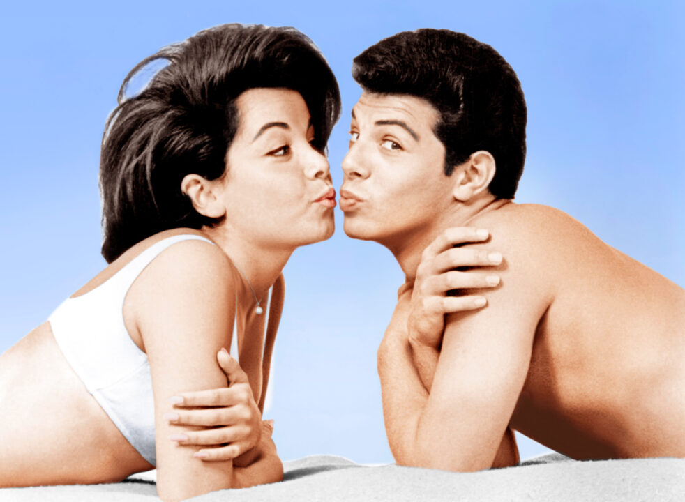 BEACH PARTY, from left: Annette Funicello, Frankie Avalon, 1963