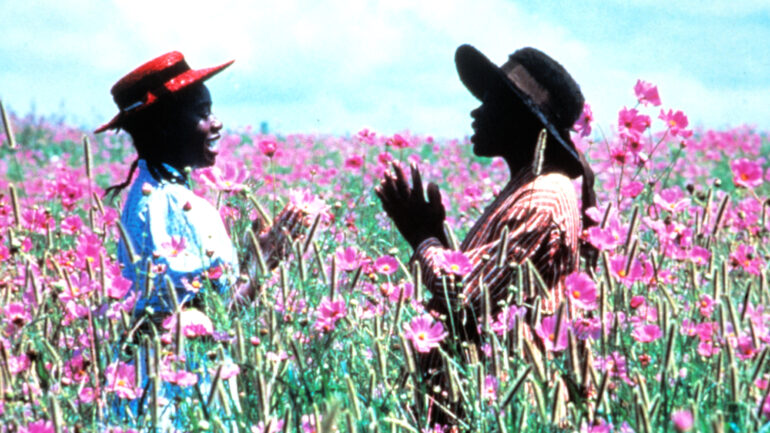 THE COLOR PURPLE, Akosua Busia, Desreta Jackson, 1985.
