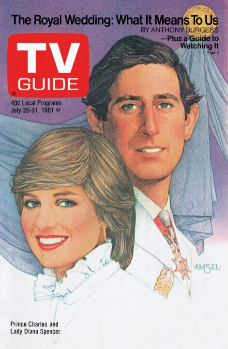 Prince Charles, Lady Diana Spencer, TV GUIDE cover, July 25-31, 1981