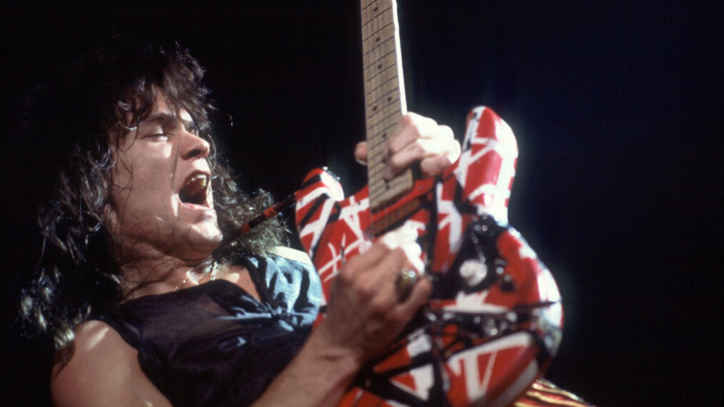Eddie Van Halen of Van Halen on 3/4/78 in Chicago, Il.