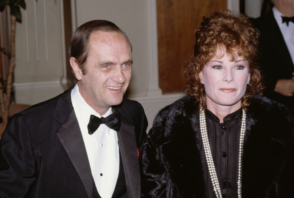 American comedian and actor Bob Newhart and his wife, Ginnie Newhart, attend the 40th Annual Golden Globe Awards, held at the Beverly Hilton Hotel in Beverly Hills, California, 29th January 1983. 
