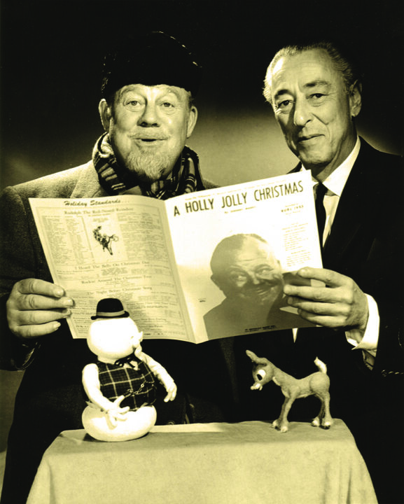 Burl Ives and Johnny Marks
