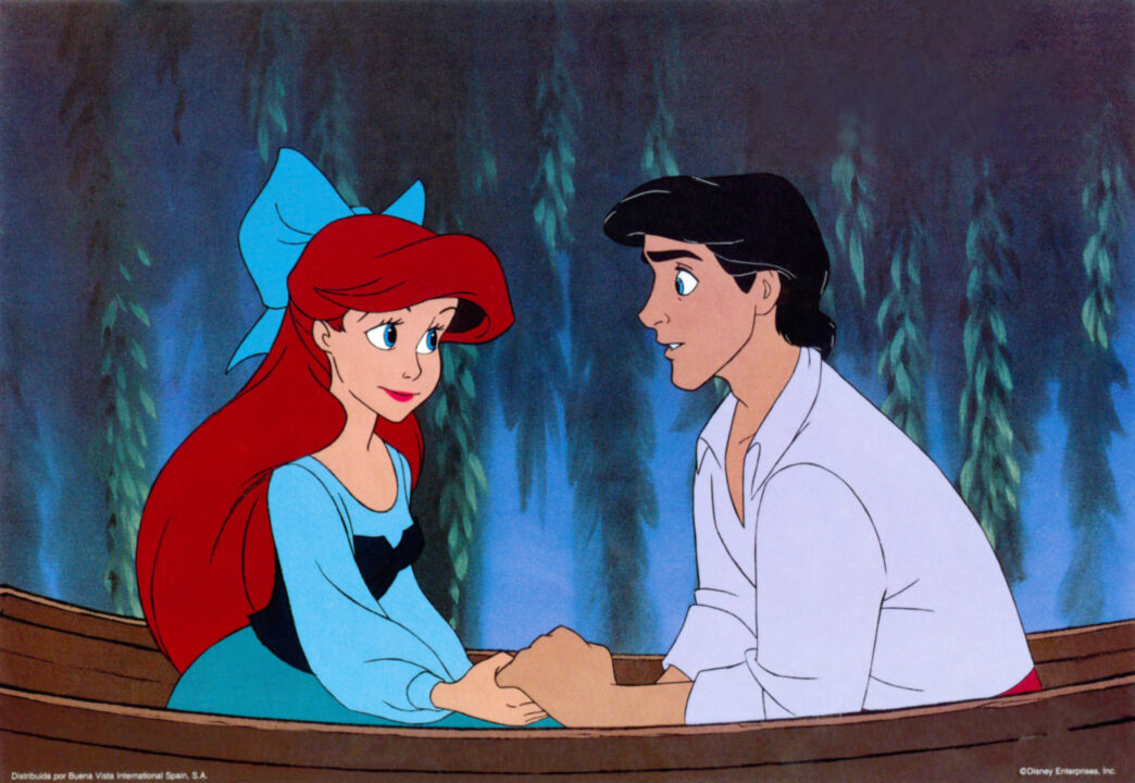 THE LITTLE MERMAID, from left: Ariel, Prince Eric, 1989