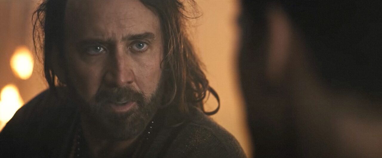 JIU JITSU, Nicolas Cage, 2020. (Film scene)