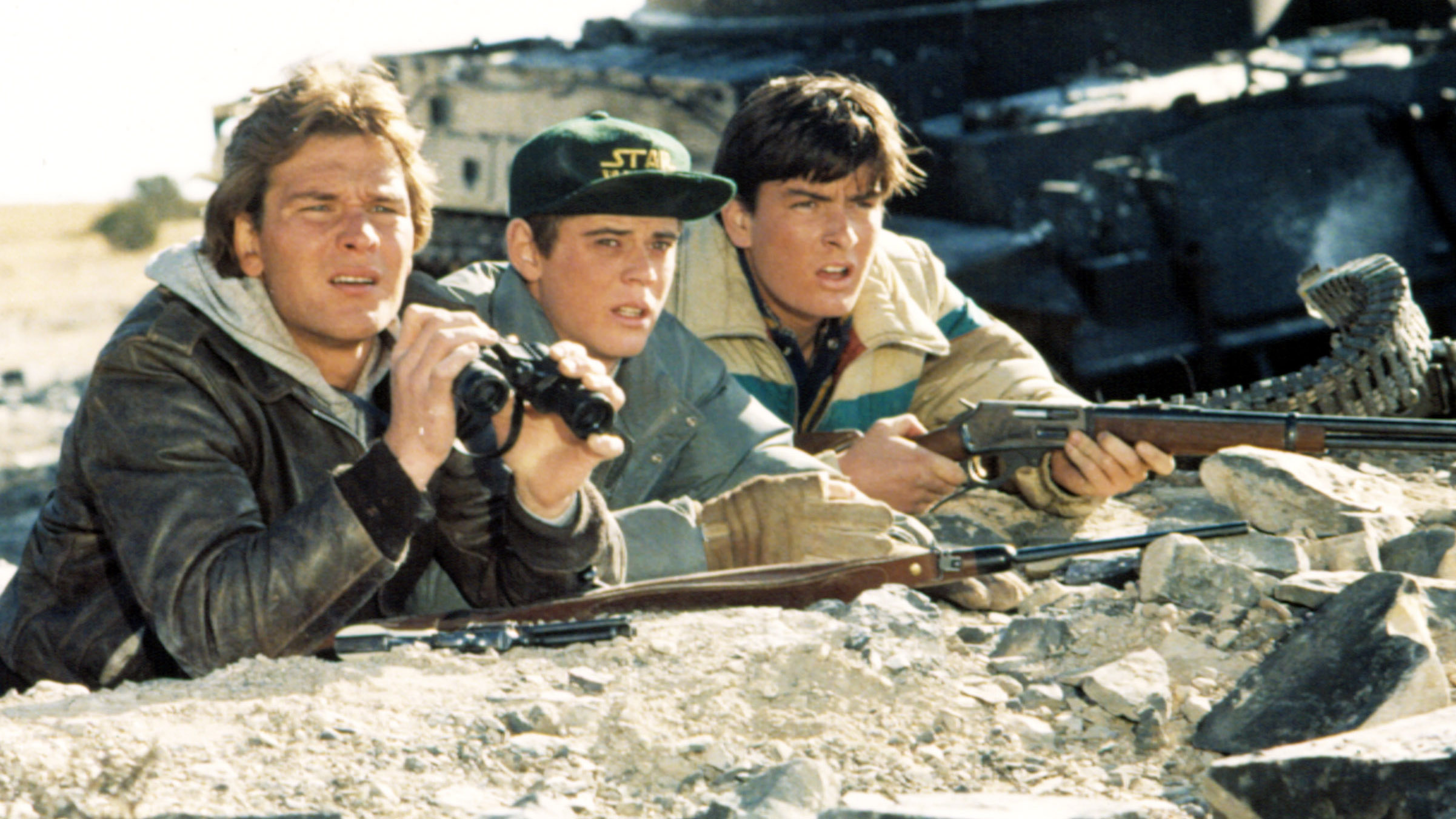 RED DAWN, Patrick Swayze, C. Thomas Howell, Charlie Sheen, 1984, 