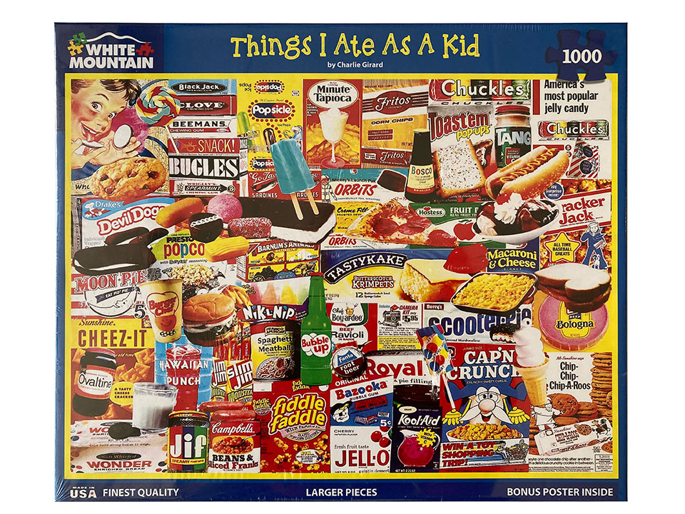 White Mountain Things I Ate as a Kid puzzle by Charlie Girard