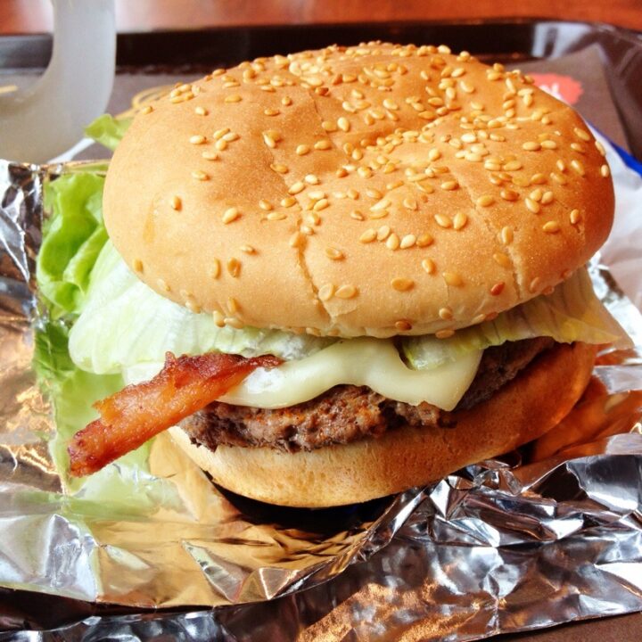 A&W bacon cheeseburger