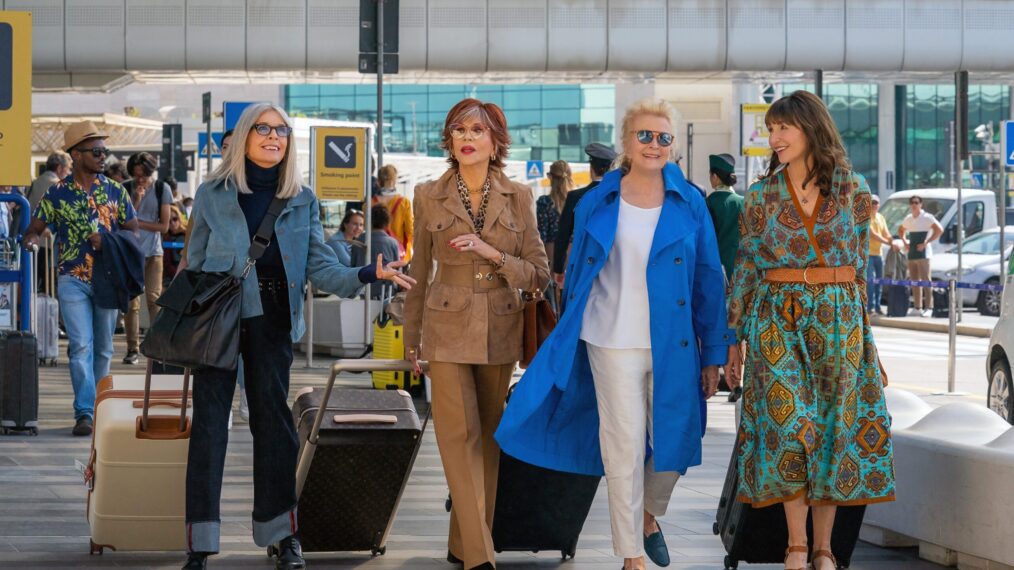 BOOK CLUB 2: THE NEXT CHAPTER, from left: Diane Keaton, Jane Fonda, Candice Bergen, Mary Steenburgen, 2022