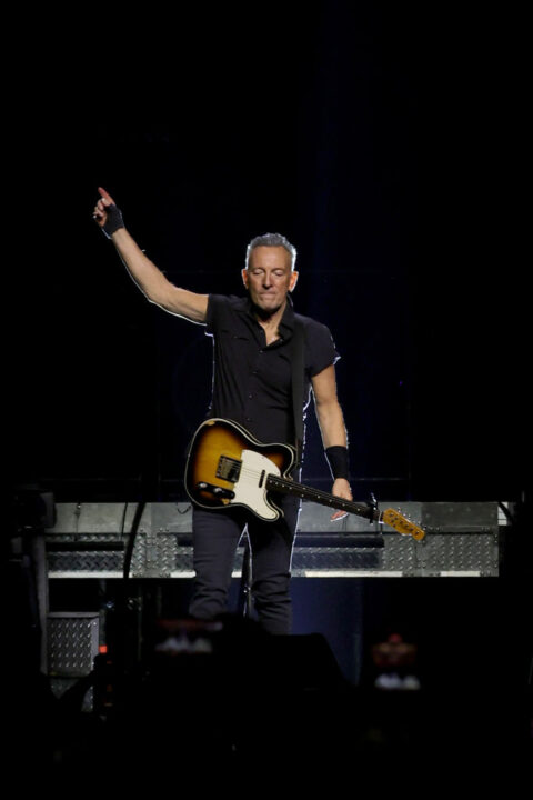 NEWARK, NEW JERSEY - APRIL 14: Bruce Springsteen performs at Prudential Center on April 14, 2023 in Newark, New Jersey