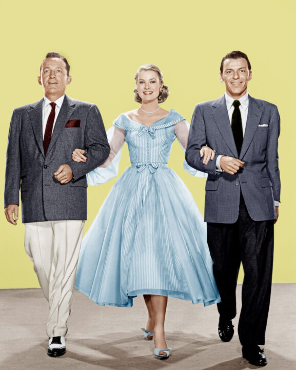 HIGH SOCIETY, from left: Bing Crosby, Grace Kelly, Frank Sinatra, 1956