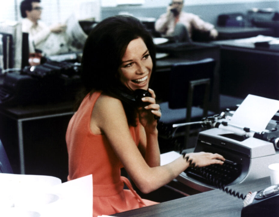 MARY TYLER MOORE SHOW, Mary Tyler Moore, 1970-1977, typewriter