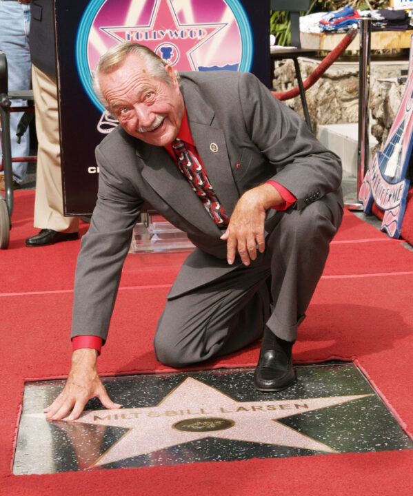 Milt Larsen during Magicians Milt Larsen and Bill Larsen Jr. Honored with a Star on the Hollywood Walk of Fame at 6931 Hollywood Blvd. in Hollywood, California, United States