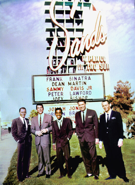 OCEAN'S ELEVEN, Frank Sinatra, Dean Martin, Sammy Davis Jr., Peter Lawford, Joey Bishop, 1960