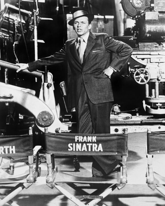 PAL JOEY, Frank Sinatra on set, 1957