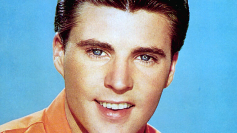 RICKY NELSON, 1962, 'Adventures of Ozzie and Harriet' publicity portrait.