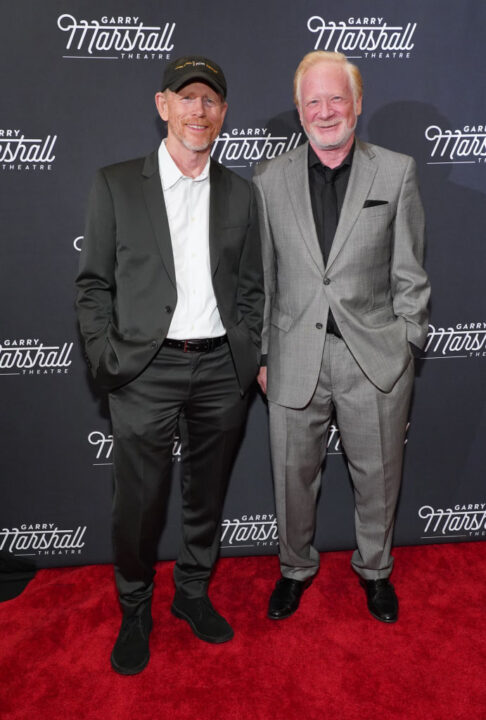 LOS ANGELES, CALIFORNIA - NOVEMBER 13: Ron Howard and Don Most attend Garry Marshall Theatre's 3rd Annual Founder's Gala Honoring Original "Happy Days" Cast at The Jonathan Club on November 13, 2019 in Los Angeles, California