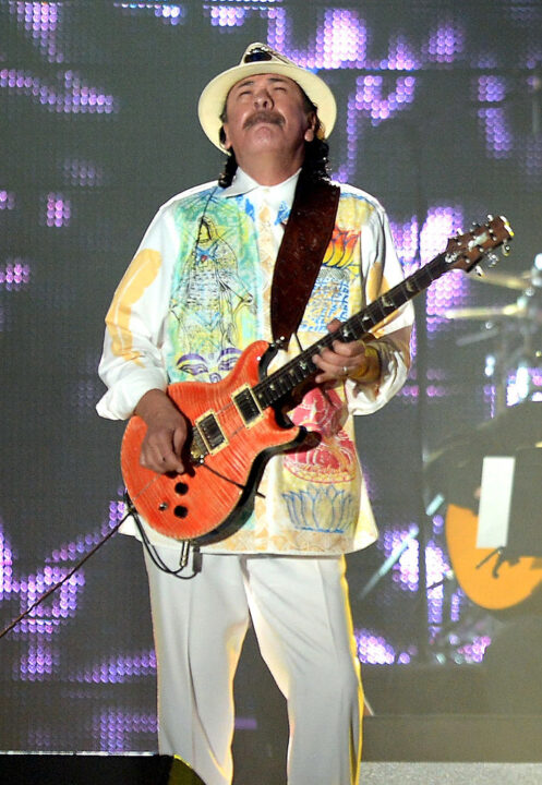 LAS VEGAS, NV - NOVEMBER 20: Recording artist Carlos Santana performs onstage during the 2013 Latin Recording Academy Person Of The Year honoring Miguel Bose at the Mandalay Bay Convention Center on November 20, 2013 in Las Vegas, Nevada