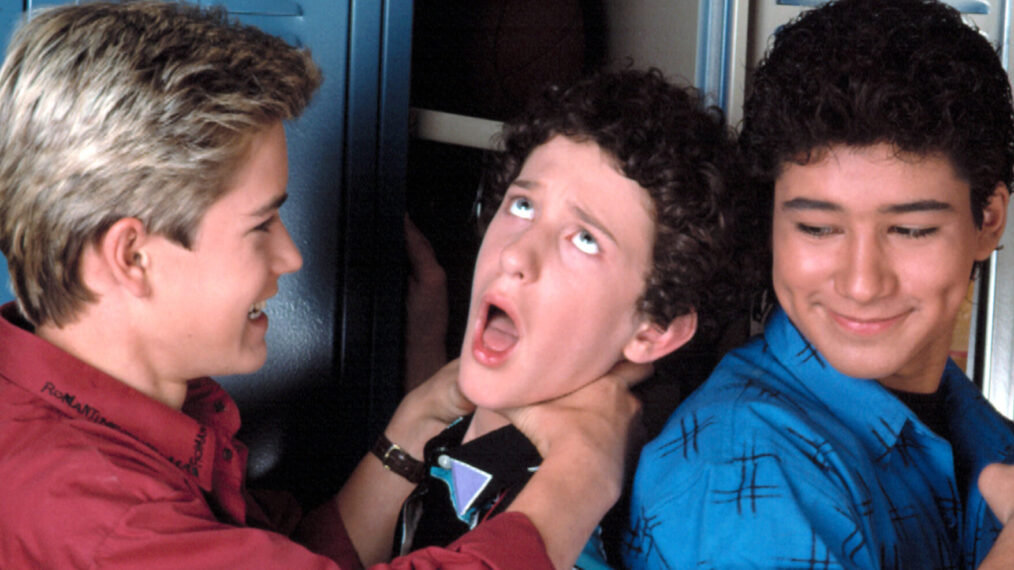 SAVED BY THE BELL, Mark-Paul Gosselaar, Dustin Diamond, Mario Lopez, 1989-1992.