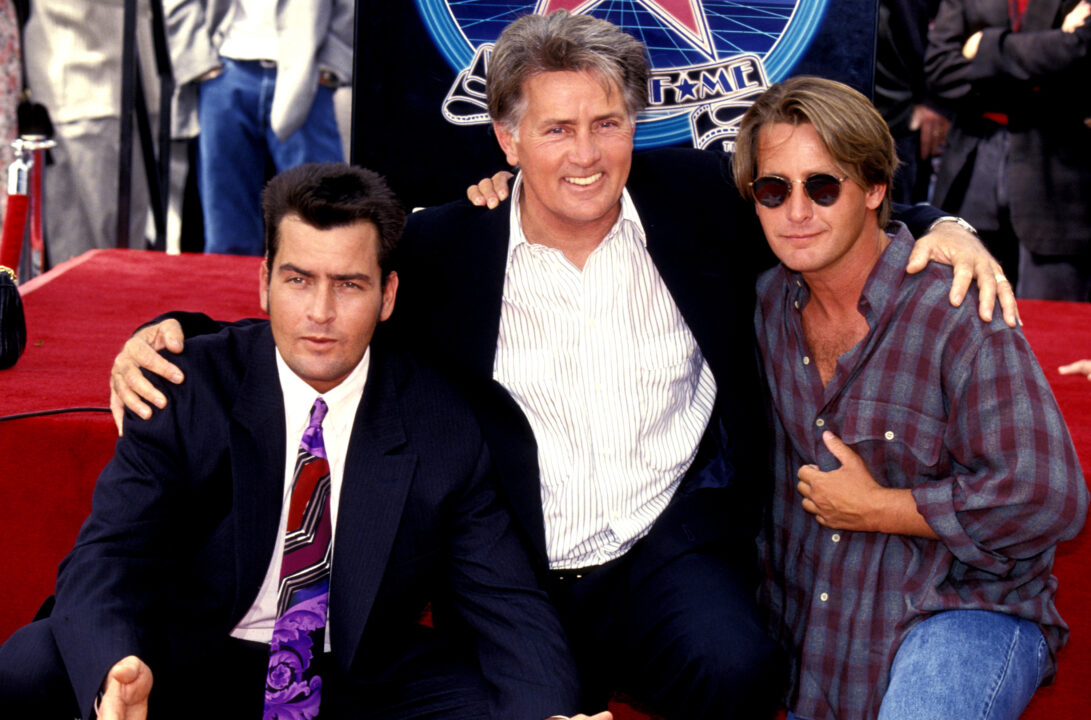 Charlie Sheen, Martin Sheen and Emilio Estevez 