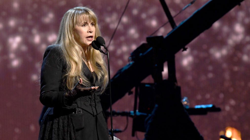 Inductee Stevie Nicks performs onstage at the 2019 Rock & Roll Hall Of Fame Induction Ceremony - Show at Barclays Center on March 29, 2019 in New York City