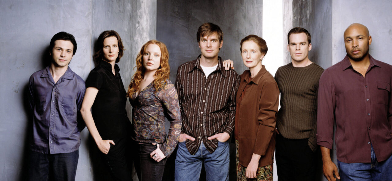 SIX FEET UNDER, Freddy Rodriguez, Rachel Griffiths, Lauren Ambrose, Peter Krause, Frances Conroy, Michael C. Hall, Mathew St. Patrick, (Season 3), 2001-2005, 