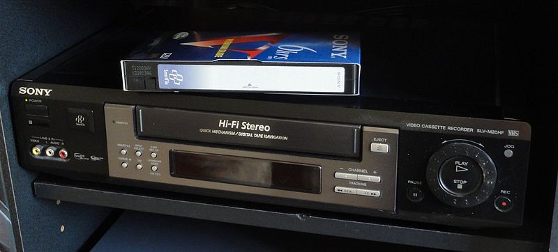 vcr and vhs tape