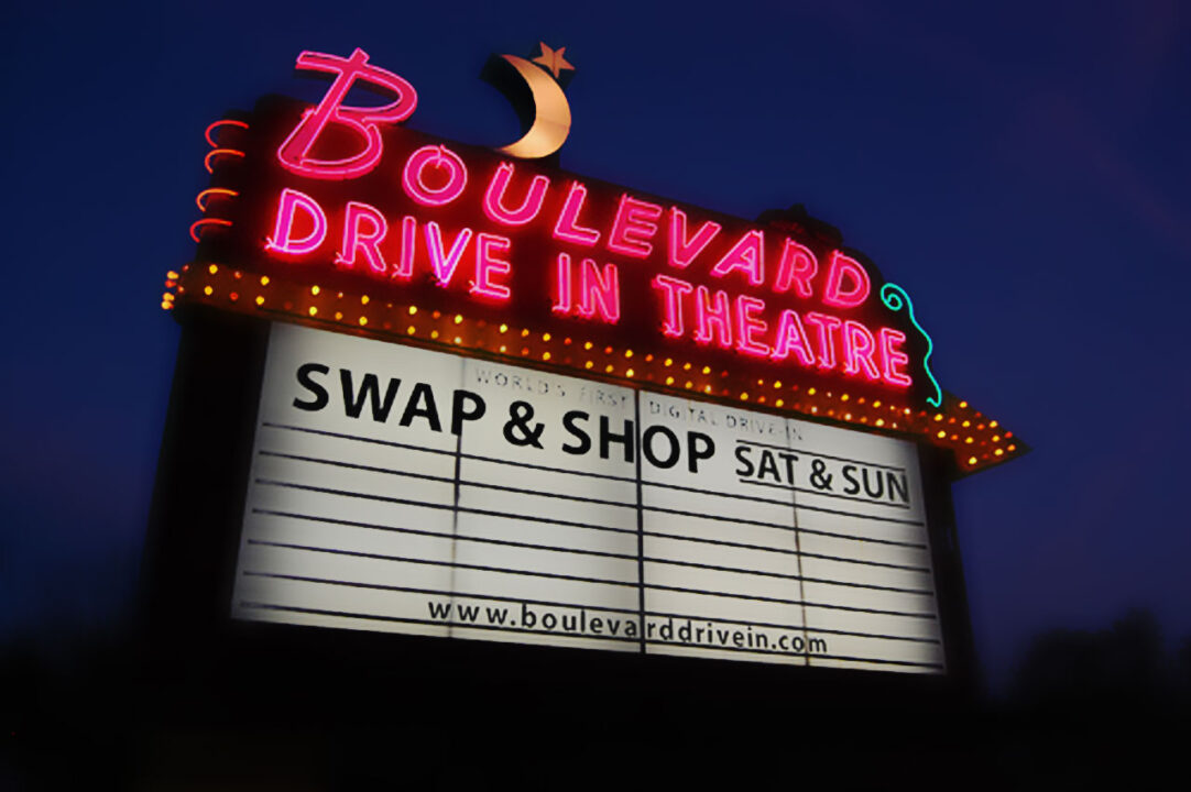 Boulevard Drive-in sign