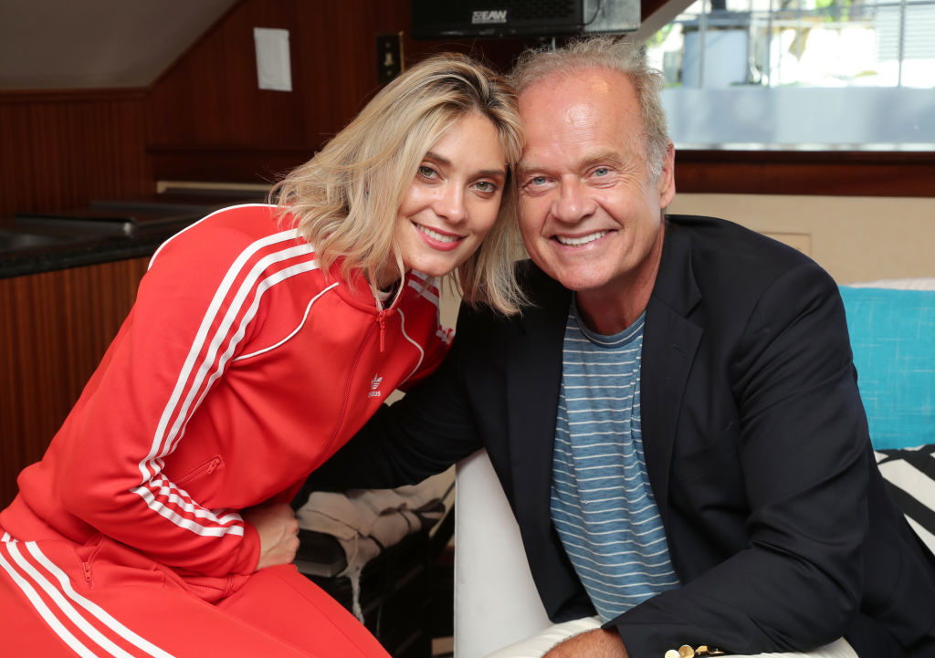 SAN DIEGO, CALIFORNIA - JULY 20: Spencer Grammer and Kelsey Grammer attend the #IMDboat at San Diego Comic-Con 2019: Day Three at the IMDb Yacht on July 20, 2019 in San Diego, California. 