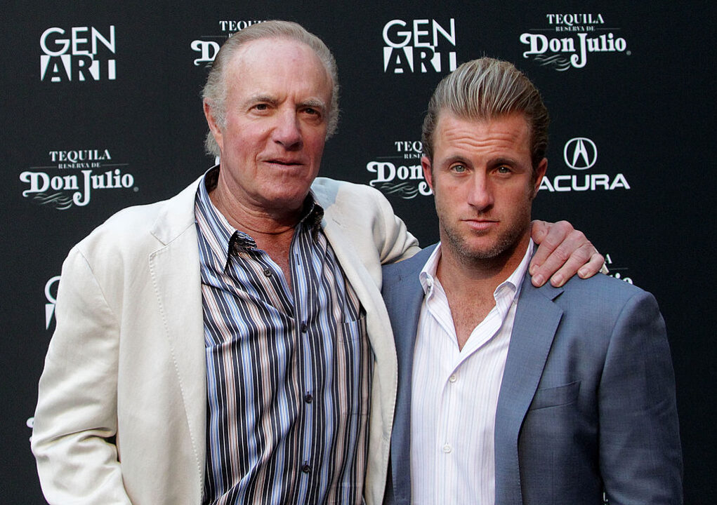HOLLYWOOD - MAY 03: Actors James Caan (L) and Scott Caan attend the "Mercy" film premiere at the Egyptian Theater on May 3, 2010 in Hollywood, California. 